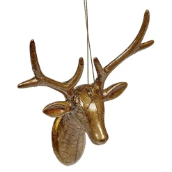 Tête de Renne marron craquelé à suspendre-Gifi Hot