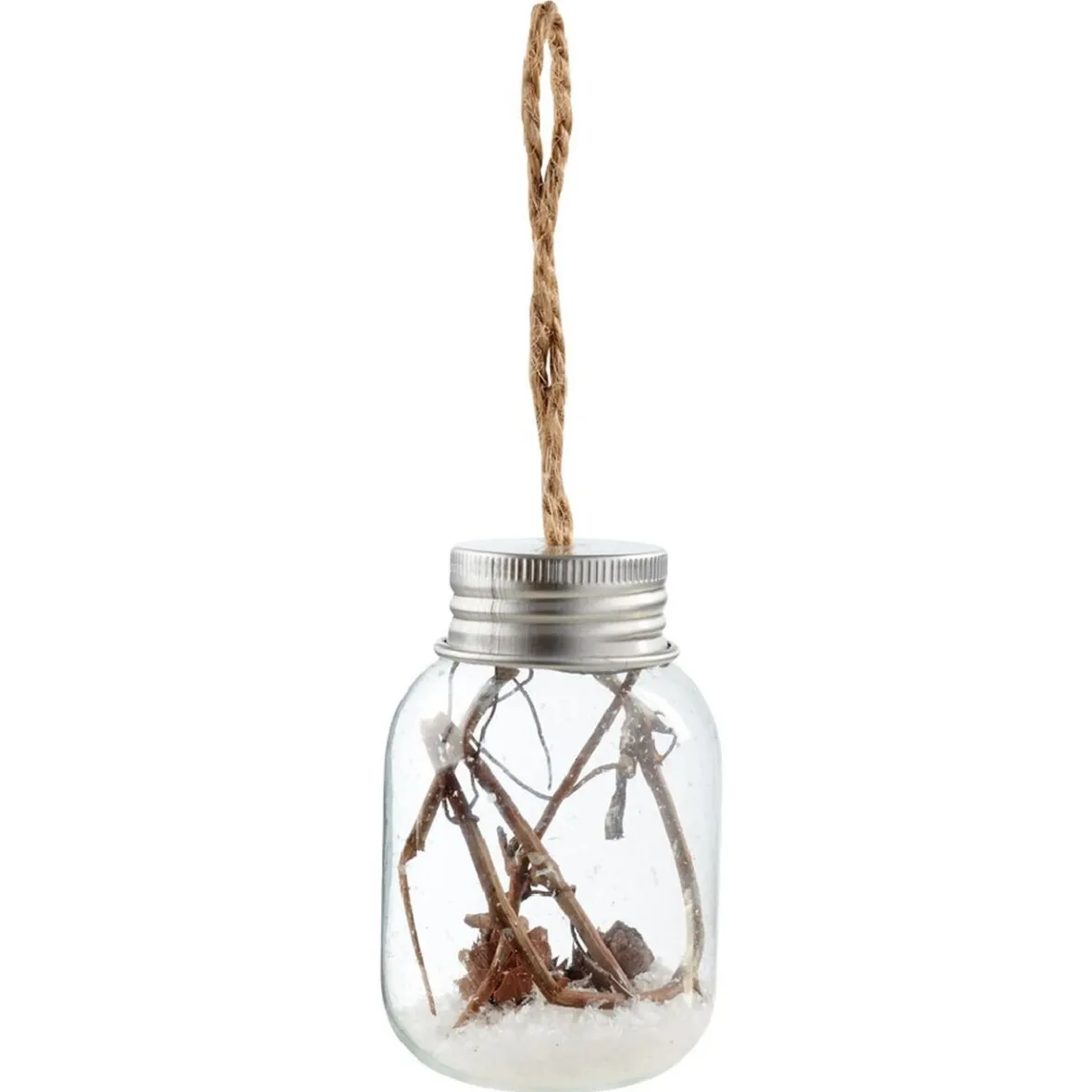 Tube de Noël en verre à suspendre-Gifi New