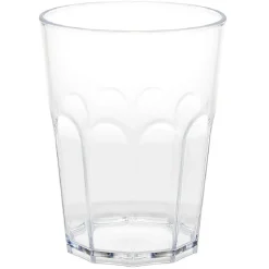 Verre plastique design facette transparent 40 cl-Gifi Sale