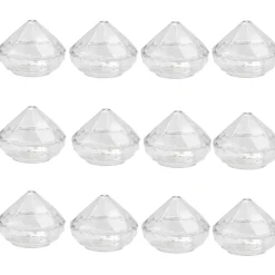 Verrine transparente forme diamant x12-Gifi Best