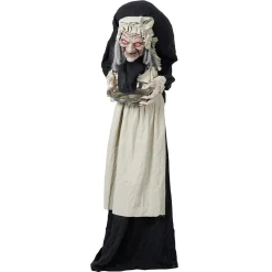 Vieille dame animée Halloween-Gifi Hot