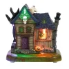 Village animé Halloween à piles manoir H10,5cm-Gifi Online