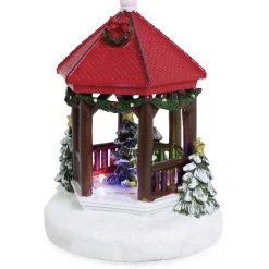 Village de Noël kiosque lumineux LED multicolore fixe-Gifi Online