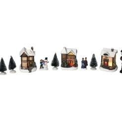 Village de Noël lumineux 10 pièces-Gifi Outlet