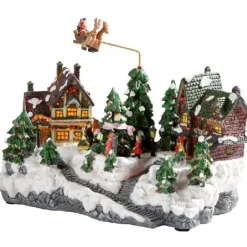 Village de Noël lumineux et musical-Gifi Clearance